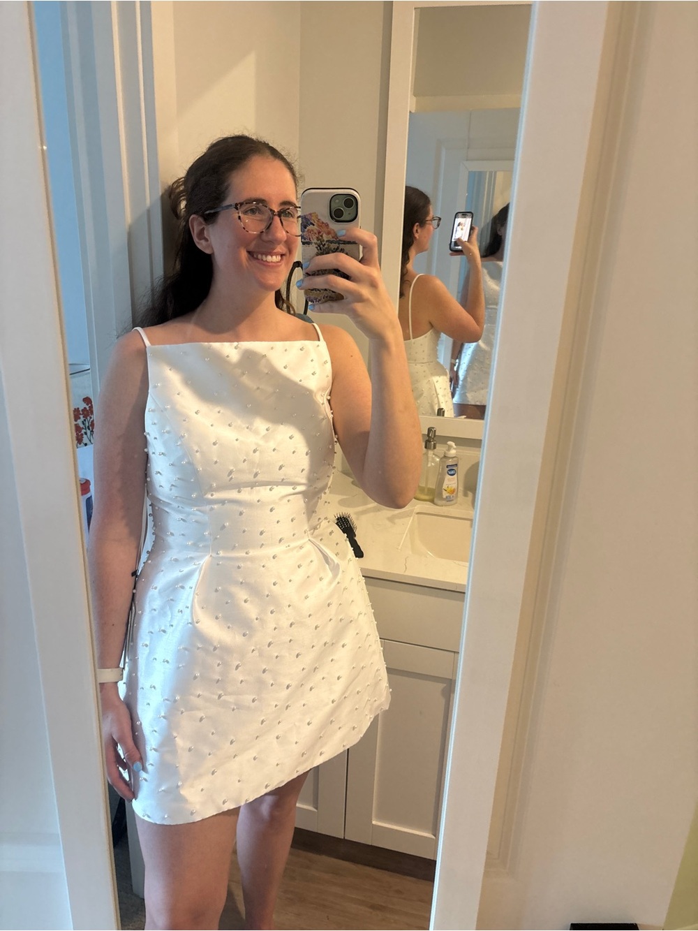 Jenny Yoo Hannah Little White Dress - Picture 3 of 4